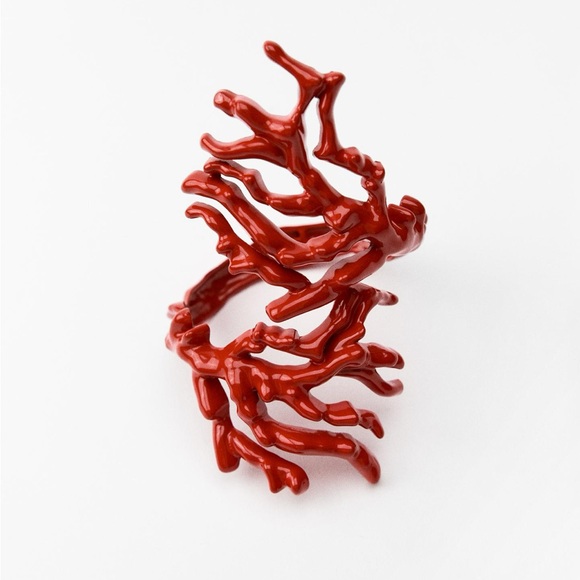 ZARA FAUX CORAL BRACELET - Picture 1 of 10